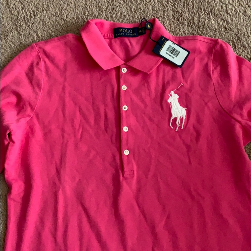 Polo Ralph Lauren pink long sleeve women